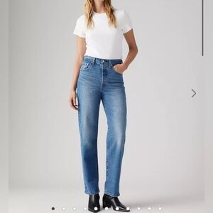Levi's Blue Straight Leg Women's Jeans
